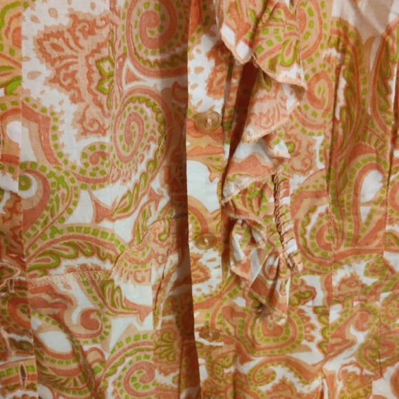 Paisley Ruffle Blouse - Picture 3 of 3